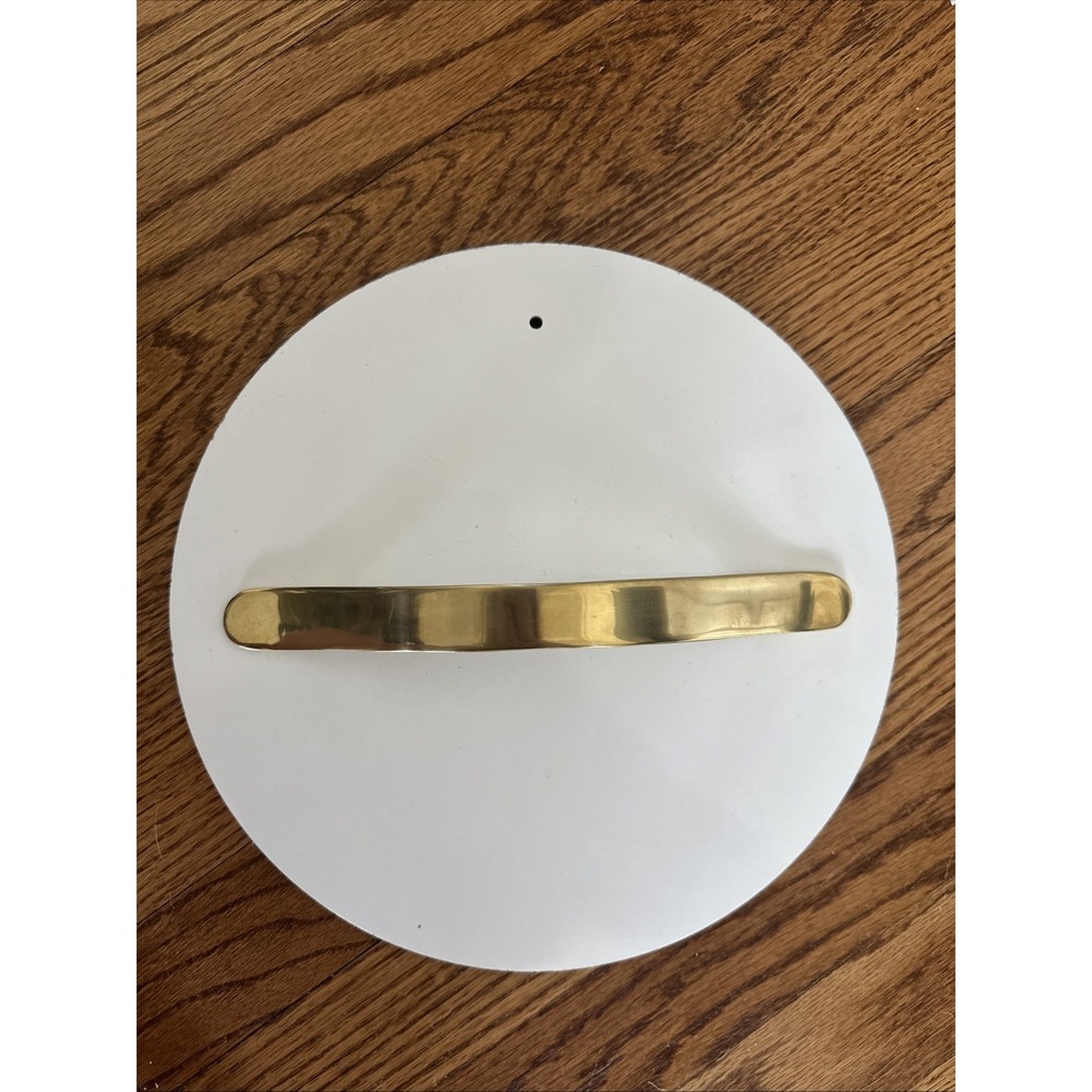 Caraway 10.5" White Ceramic Cookware Lid Gold Toned Handle LID ONLY